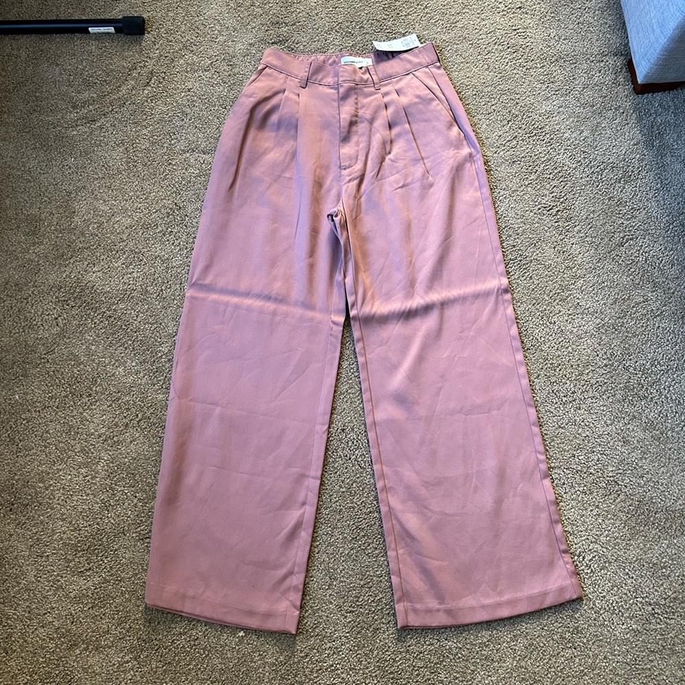 Abercrombie Tailored Wide Leg Pants - short - Picture 2 of 4